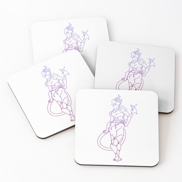 Item preview, neon tiefling designed and sold by Emma Lang.