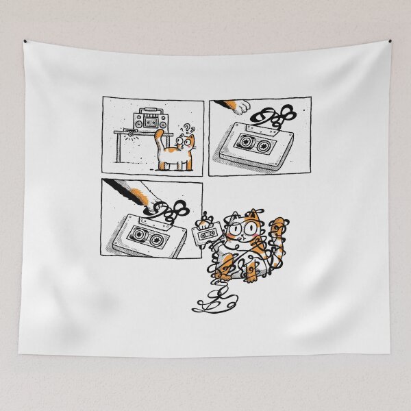 Item preview, Catsette designed and sold by Quilimo Studio.