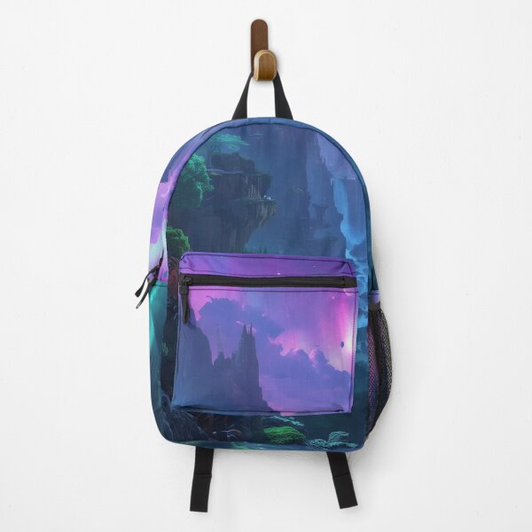 Item preview, Aurora Canyon Alien Fantasy Landscape designed and sold by Luminous Wilds.