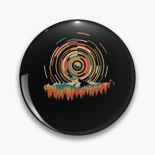 Item preview, Geometric Mountain Forest Sunset designed and sold by BennDeLeon.