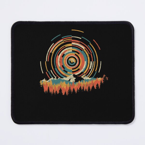 Item preview, Geometric Mountain Forest Sunset designed and sold by BennDeLeon.