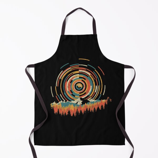 Item preview, Geometric Mountain Forest Sunset designed and sold by BennDeLeon.