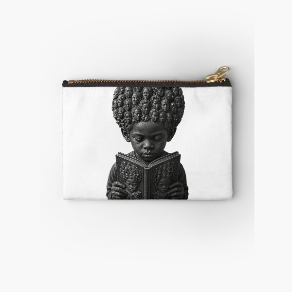 Item preview, Black Child Reading Inspires Knowledge Education and Cultural Pride designed and sold by WilliaMaler.