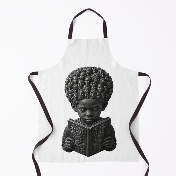 Item preview, Black Child Reading Inspires Knowledge Education and Cultural Pride designed and sold by WilliaMaler.