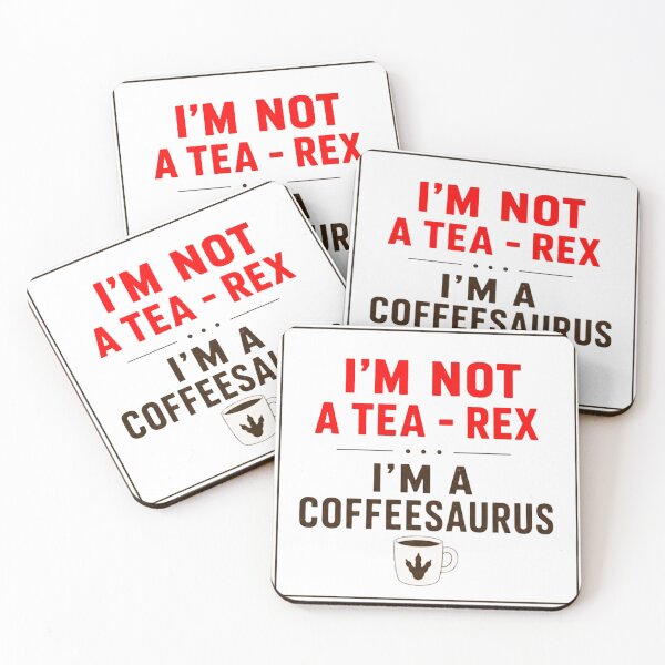 Item preview, I'm Not a Tea-Rex I'm a Coffeesaurus Funny Coffee Dinosaur T-Shirt designed and sold by Mystic & Celestial Art.