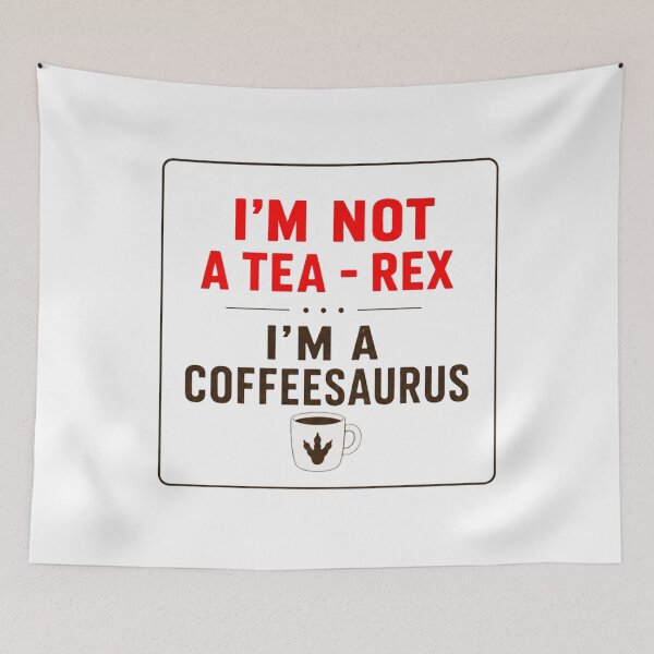 Item preview, I'm Not a Tea-Rex I'm a Coffeesaurus Funny Coffee Dinosaur T-Shirt designed and sold by Mystic & Celestial Art.