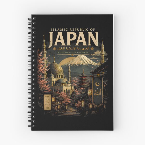 Item preview, Islamic Japan Fantasy Landscape with Heritage Culture and Mount Fuji designed and sold by WilliaMaler.