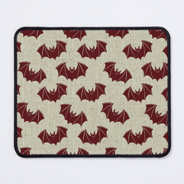 Item preview, Crimson Bat Toile Bold Gothic Halloween Folk Design designed and sold by DColourMuse.