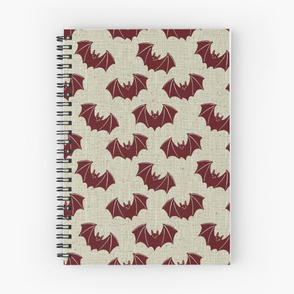 Item preview, Crimson Bat Toile Bold Gothic Halloween Folk Design designed and sold by DColourMuse.