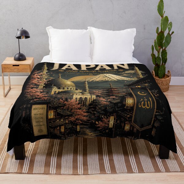 Item preview, Islamic Japan Fantasy Landscape with Heritage Culture and Mount Fuji designed and sold by WilliaMaler.
