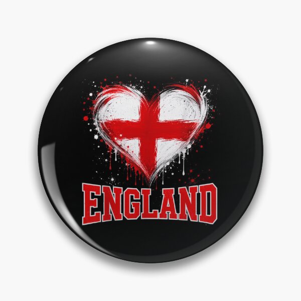 Item preview, England Heart Flag for Football Supporters and National Pride designed and sold by WilliaMaler.