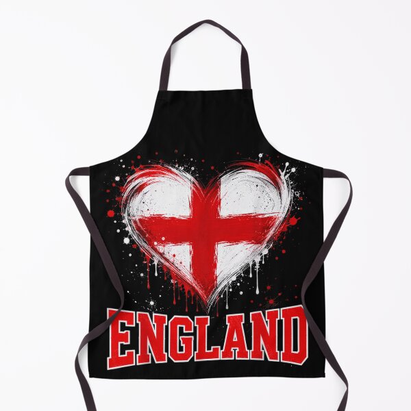 Item preview, England Heart Flag for Football Supporters and National Pride designed and sold by WilliaMaler.