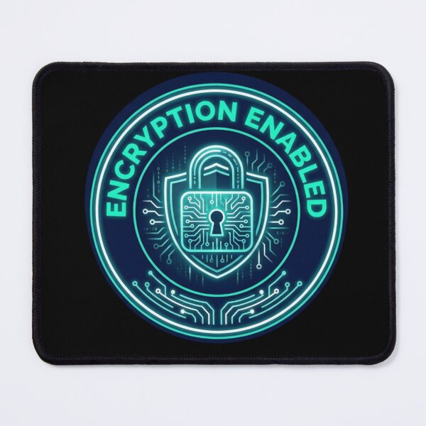 Item preview, Encryption Enabled Lock Circuit Badge designed and sold by KurtByteStudio.
