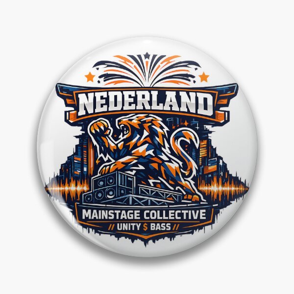 Item preview, Netherlands Hardstyle Rave Lion Nederland EDM Festival designed and sold by  ZenRave Designs.