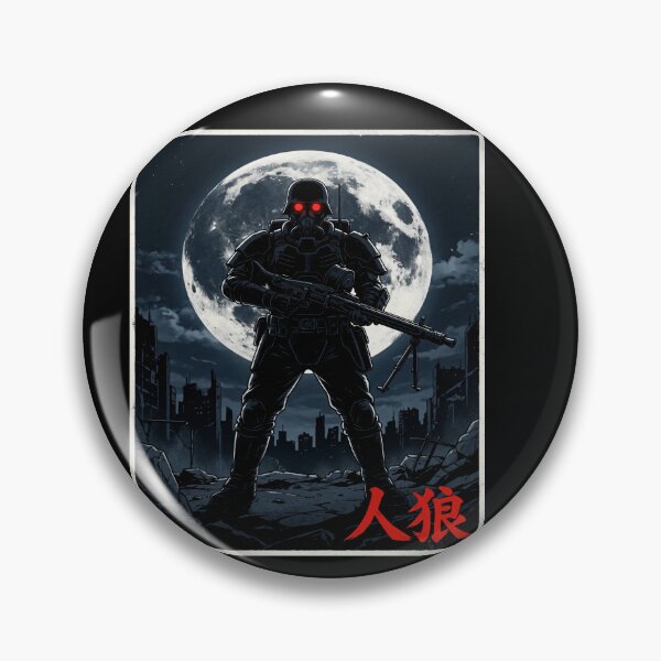 Item preview, Soldier in Ruined City Under Moon designed and sold by Safwat-Aziz.