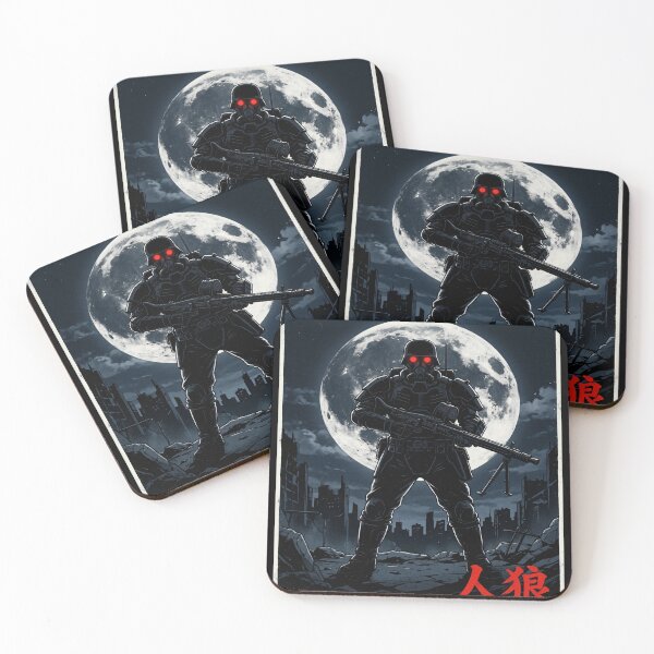 Item preview, Soldier in Ruined City Under Moon designed and sold by Safwat-Aziz1.