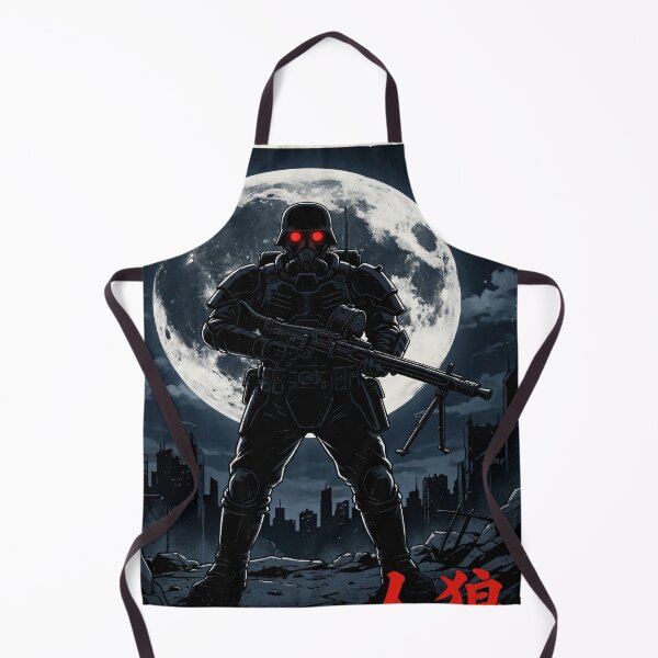 Item preview, Soldier in Ruined City Under Moon designed and sold by Safwat-Aziz.