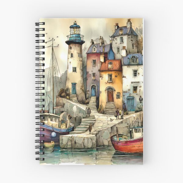 Item preview, Charming Coastal Village designed and sold by Brian Tarr.