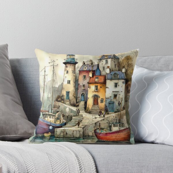 Item preview, Charming Coastal Village designed and sold by Brian Tarr.