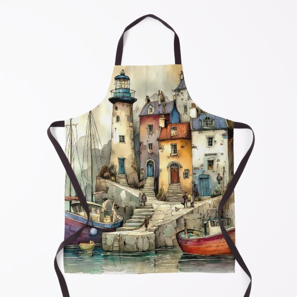 Item preview, Charming Coastal Village designed and sold by Brian Tarr.