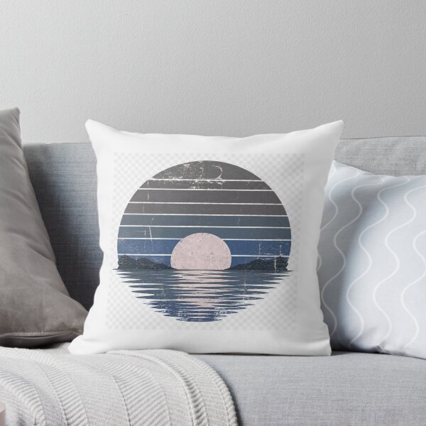 Item preview, Vintage Ocean Sunset Retro Landscape designed and sold by sisira gunarathna.