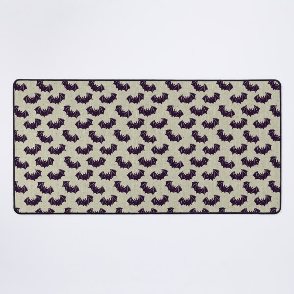Item preview, Aubergine Bat Toile Dark Elegant Gothic Halloween Pattern designed and sold by DColourMuse.