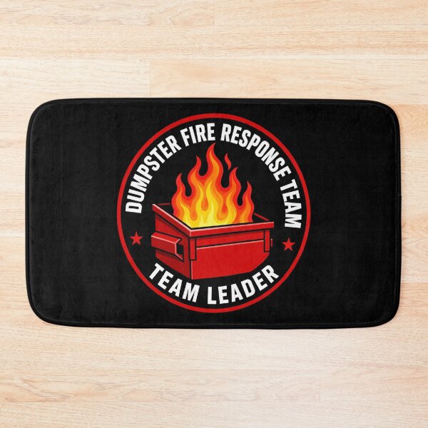 Item preview, Dumpster Fire Response Team Leader  designed and sold by kelvinmunene13.