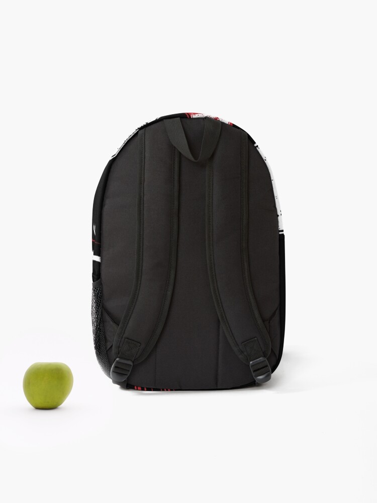 Thumbnail 2 of 3, Backpack, Think Outside The Box Be Creative Inspirational Typography designed and sold by RizuDesign.