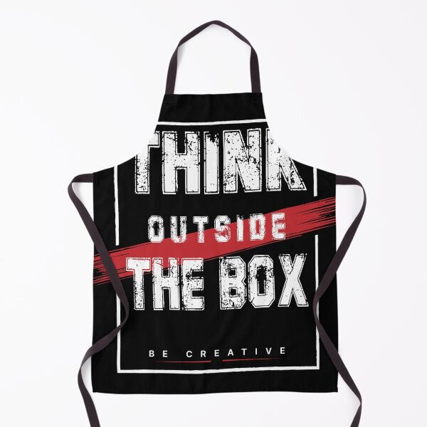 Item preview, Think Outside The Box Be Creative Inspirational Typography designed and sold by RIZU DESIGN.