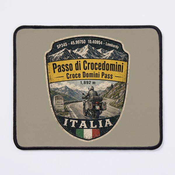 Item preview, Passo di Crocedomini, Croce Domini Pass Italy Italia Sticker TShirt 03 designed and sold by OuterShellUK.