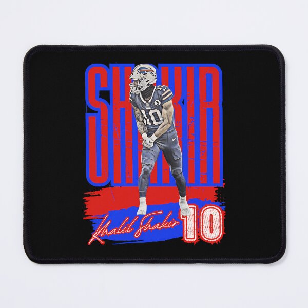 Item preview, Receiver Khalil Shakir In A Blue Buffalo Bills Uniform Standing designed and sold by United-1Love.