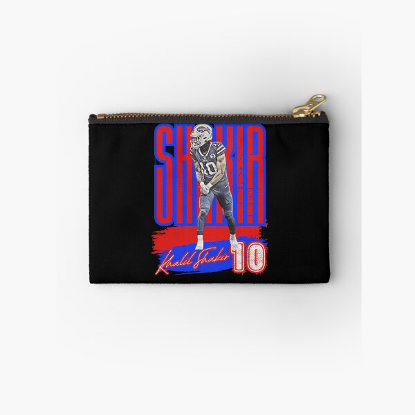Item preview, Receiver Khalil Shakir In A Blue Buffalo Bills Uniform Standing designed and sold by United-1Love.