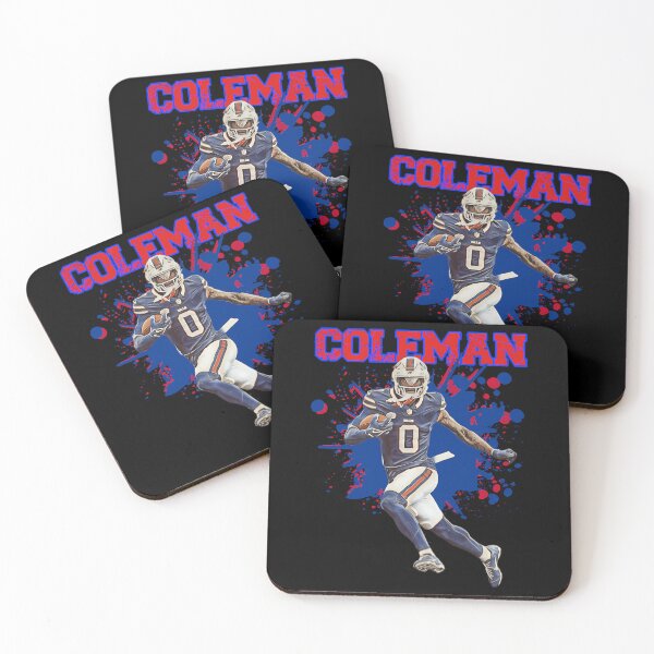Item preview, Showing Wide Receiver Keon Coleman Running I designed and sold by United-1Love.