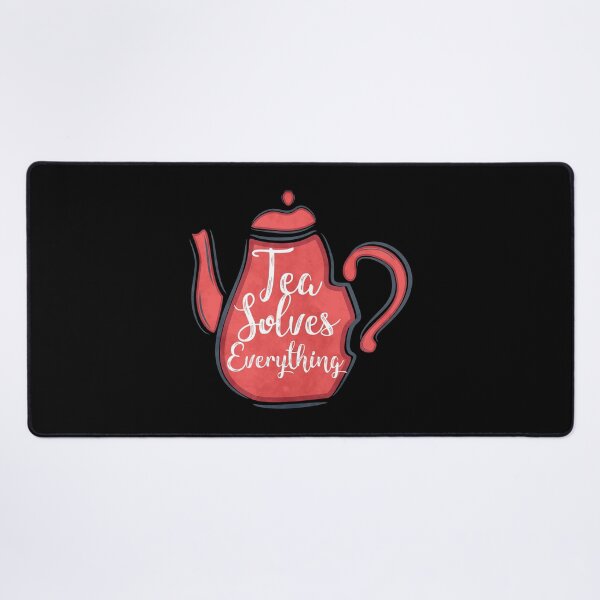Item preview, A cup of tea solves everything designed and sold by BRU Design.
