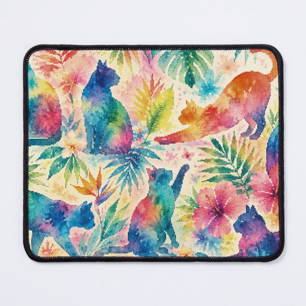 Item preview, Tropical Cat Silhouettes designed and sold by A-C-G.
