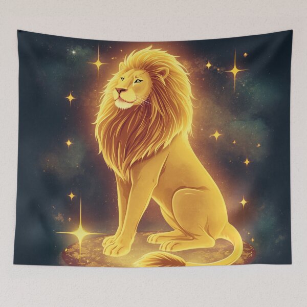 Item preview, Lion – Radiance and Courage - Leo – Radiant Courage & Confidence designed and sold by Art70shop.