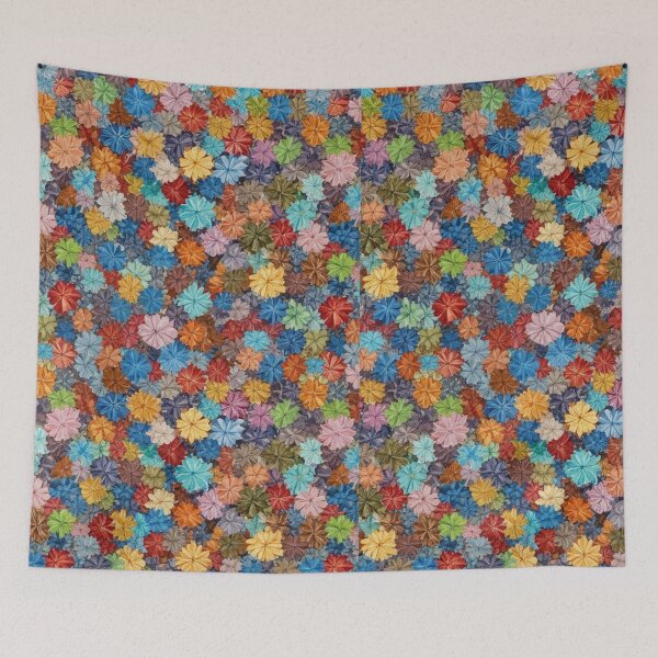Item preview, Vintage Watercolor Autumn Leaves Pattern - Colorful Botanical Garden designed and sold by Dzblack.