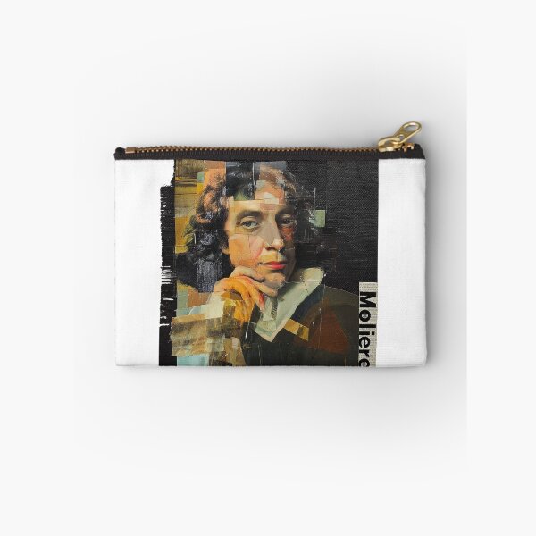 Item preview, Moliere French Theater Poster - Abstract Portrait Literature Art designed and sold by OzzFrequency.