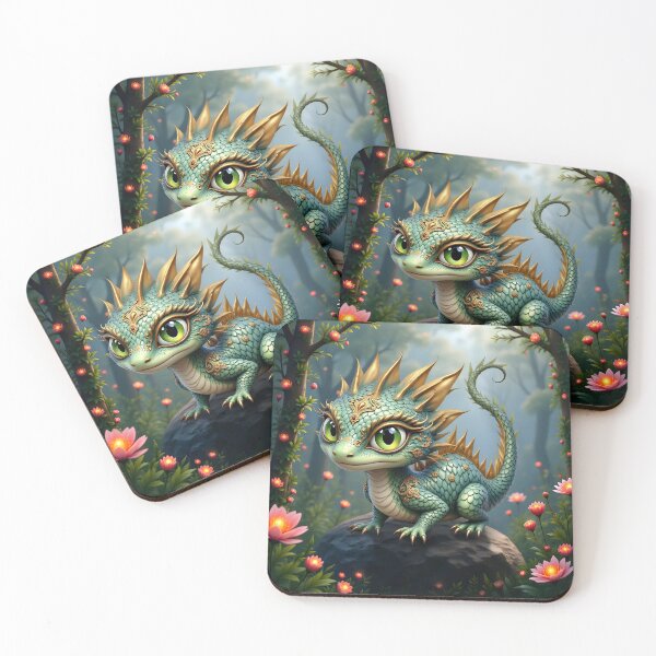Item preview, Auren – Little Emerald Forest Dragon designed and sold by nicky2342.