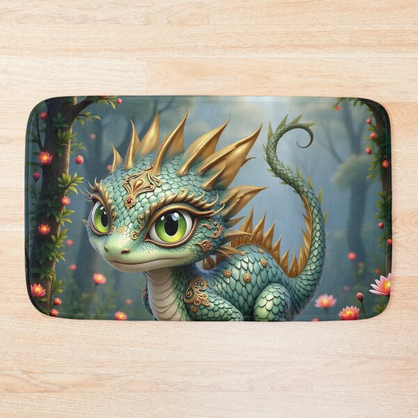Item preview, Auren – Little Emerald Forest Dragon designed and sold by nicky2342.