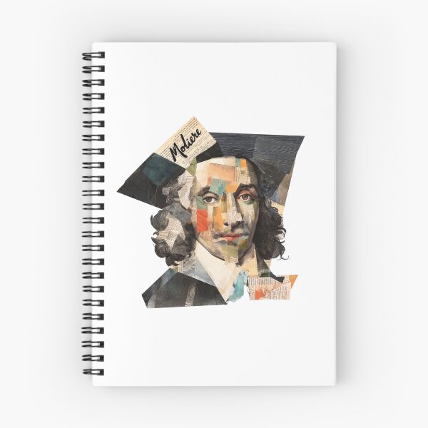 Item preview, Moliere French Theater Poster - Abstract Portrait Literature Art designed and sold by OzzFrequency.