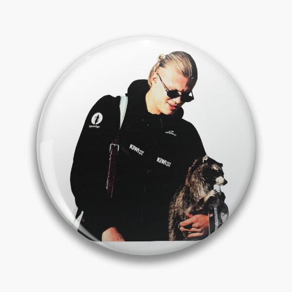 Item preview, ErlingHaaland hug Raccoon Norway Soccer World Cup 2026 meme designed and sold by Landesign.