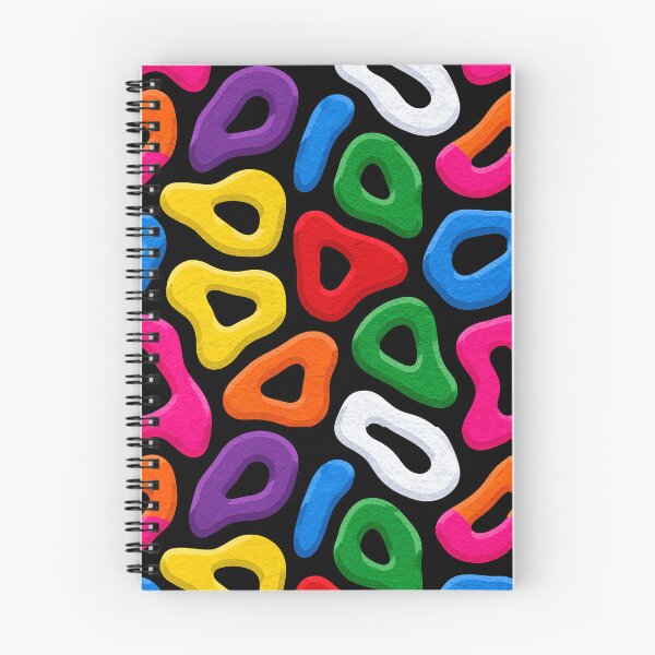Item preview, Large Chunky Colorful Paint Loops Pattern designed and sold by igraphixart.