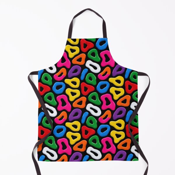 Item preview, Large Chunky Colorful Paint Loops Pattern designed and sold by igraphixart.