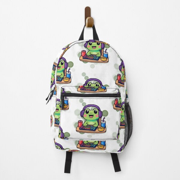 Item preview, Cute Frog Gamer Cartoon designed and sold by iamKRUK.