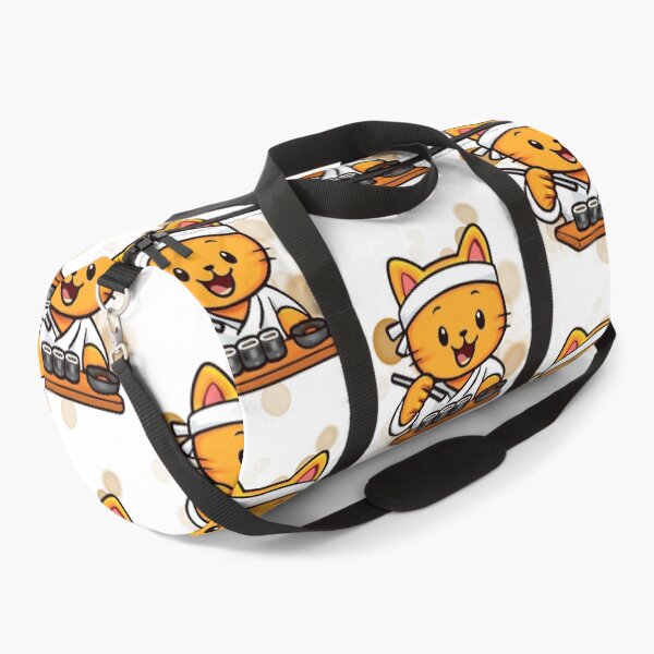Item preview, Orange Cat Sushi Chef Cartoon designed and sold by iamKRUK.