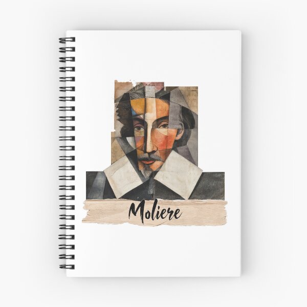 Item preview, Moliere French Theater Poster - Abstract Portrait Literature Art designed and sold by OzzFrequency.