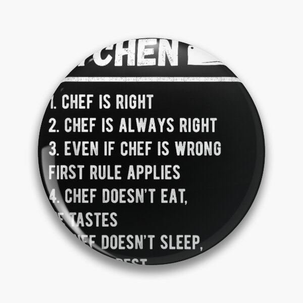 Item preview, Chef Rules Kitchen designed and sold by goombi-creative.