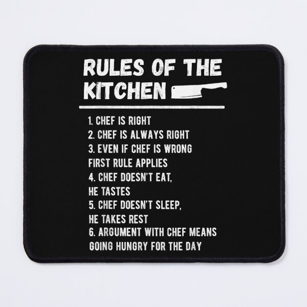 Item preview, Chef Rules Kitchen designed and sold by goombi-creative.