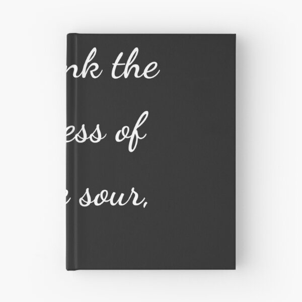 Item preview, “Nor think the bitterness of absence sour,” - handwriting white designed and sold by ariksworld.